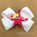 Factory promotional hair bows with clip for girls